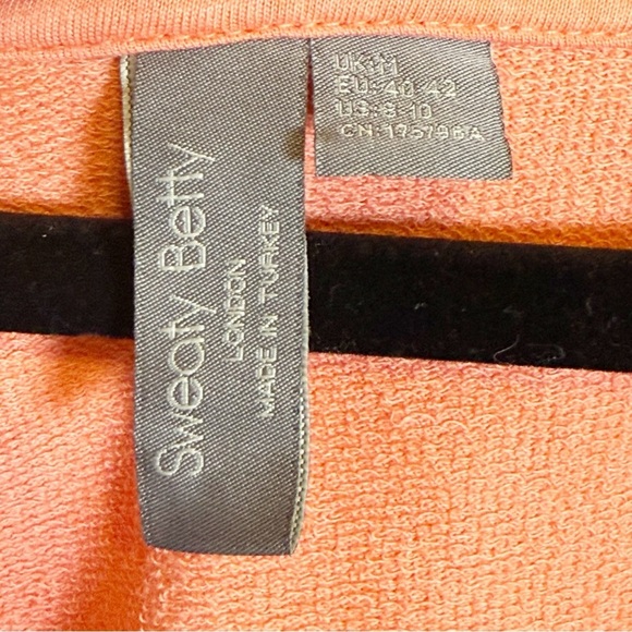 Sweaty Betty After Class Relaxed Pullover Hoodie In Warm Pink/orange Size 8-10 - Picture 6 of 9